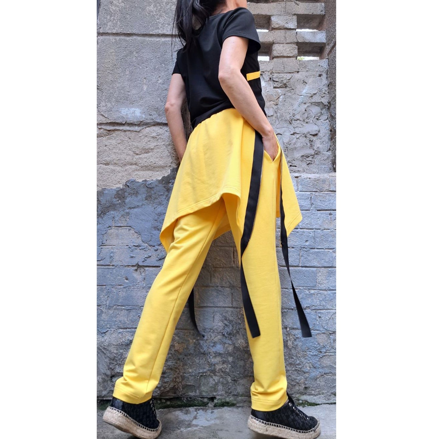 New Collection Asymmetric Outwear Woman Outfit - Handmade clothing from AngelBySilvia - Top Designer Brands