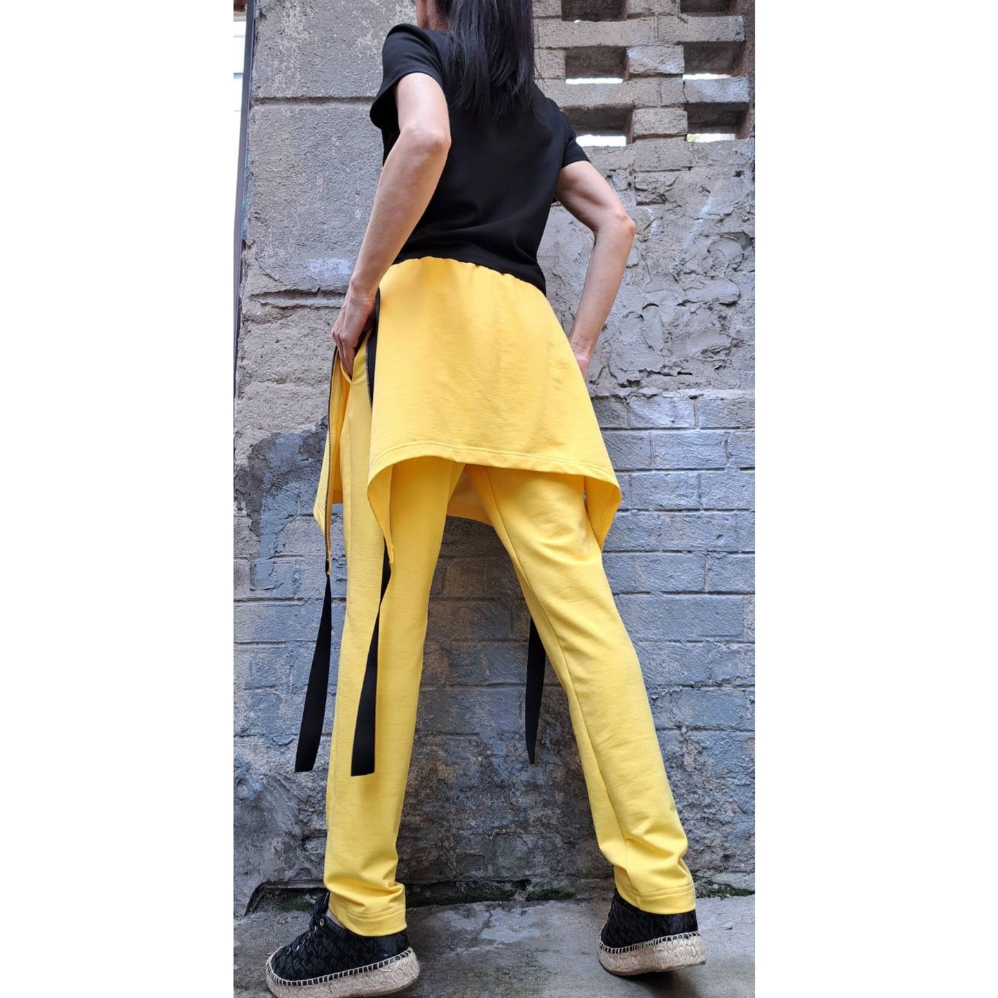 New Collection Asymmetric Outwear Woman Outfit - Handmade clothing from AngelBySilvia - Top Designer Brands
