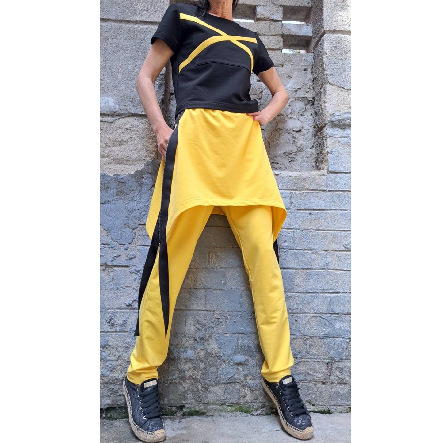 New Collection Asymmetric Outwear Woman Outfit - Handmade clothing from AngelBySilvia - Top Designer Brands