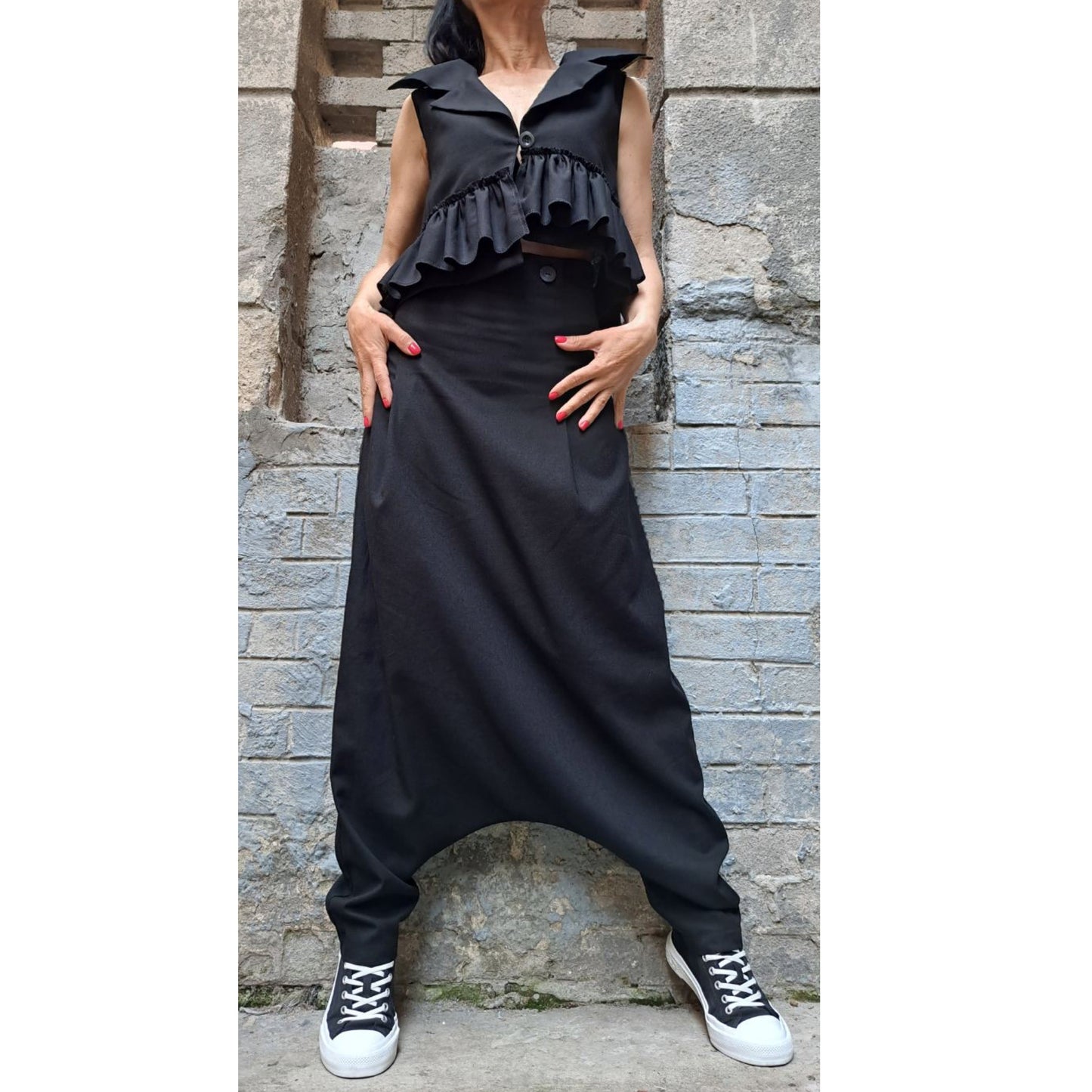 New Collection Loose Black Set - Handmade clothing from AngelBySilvia - Top Designer Brands