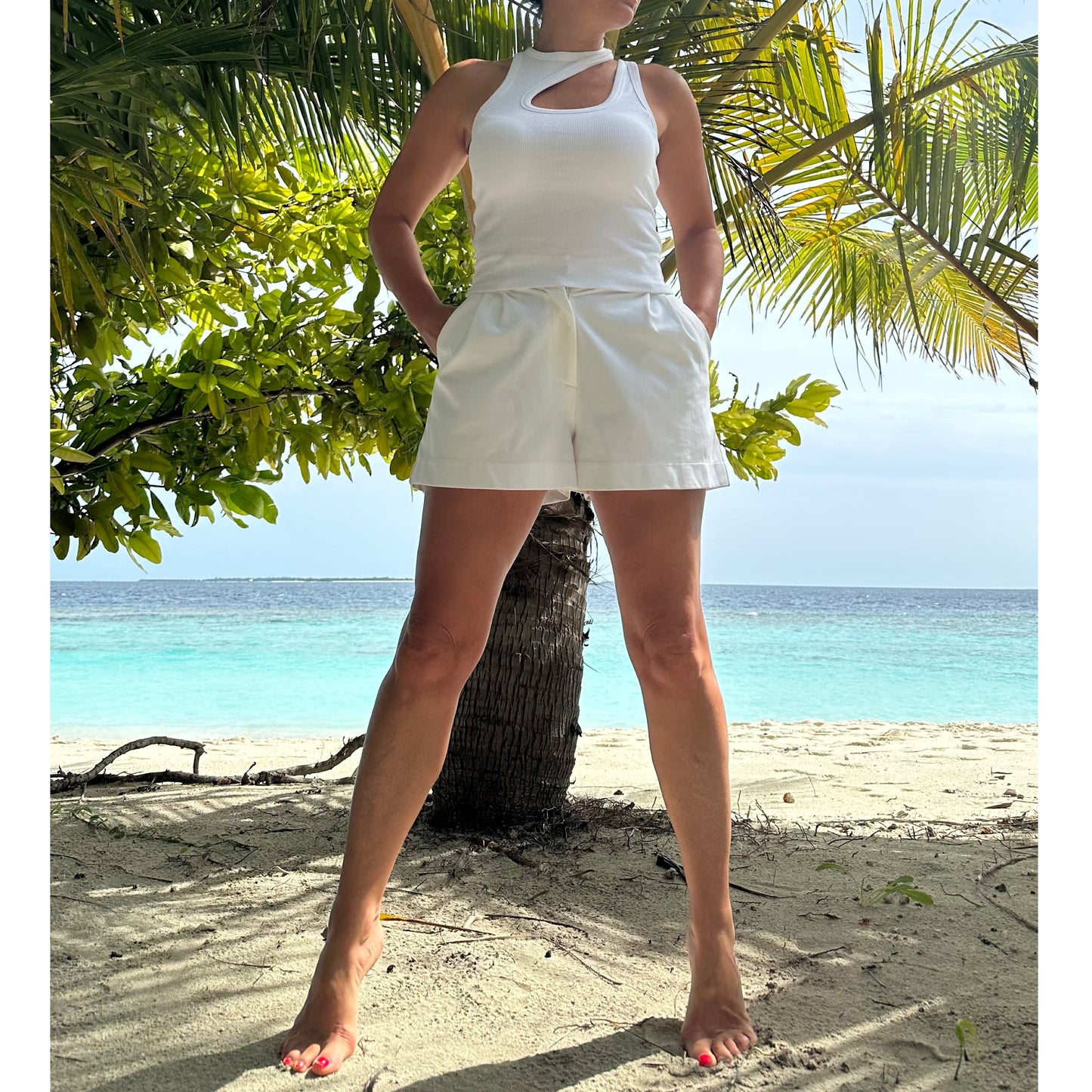New Tank Top with Asymmetric Straps - Handmade clothing from AngelBySilvia - Top Designer Brands