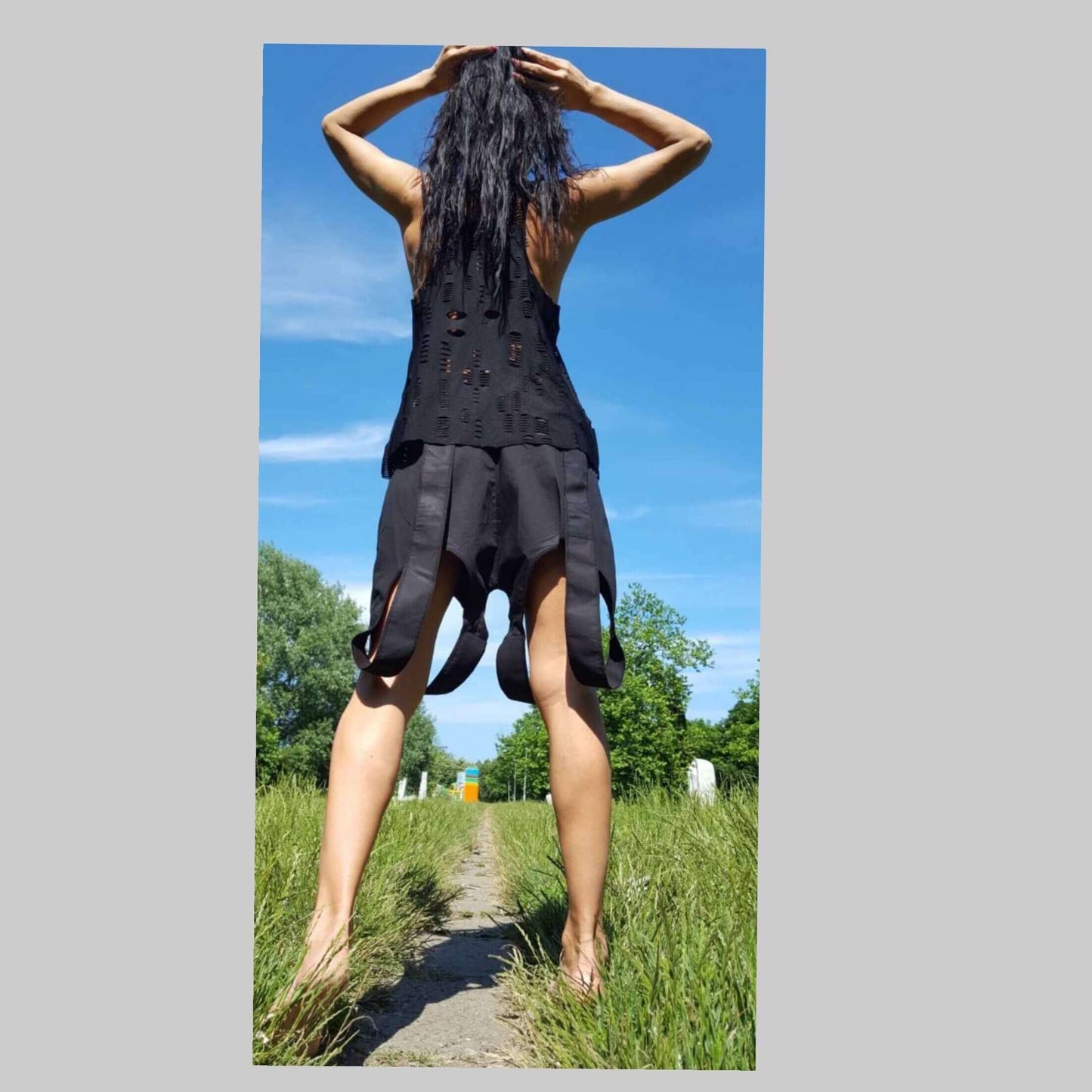 Extravagant Cotton Pants - Handmade clothing from AngelBySilvia - Top Designer Brands