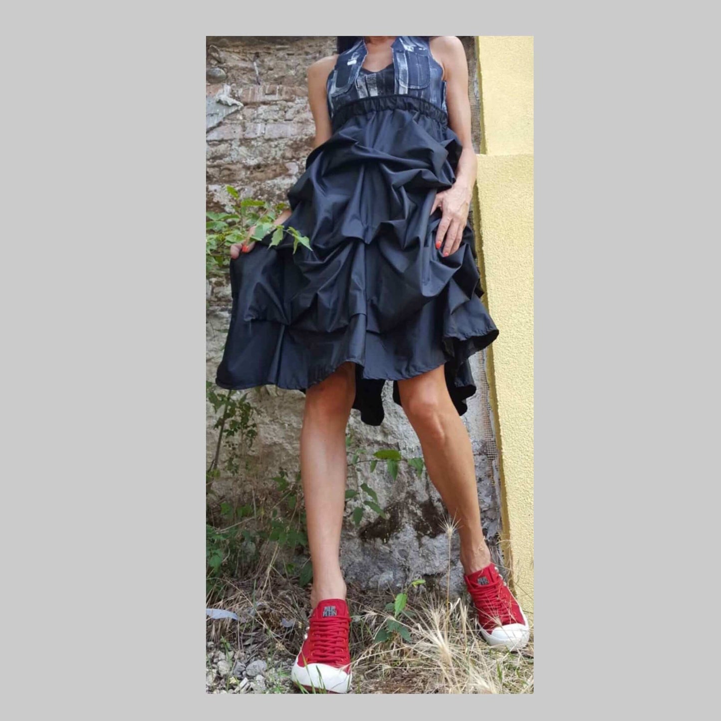 Asymmetric Tunic Dress - Handmade clothing from AngelBySilvia - Top Designer Brands