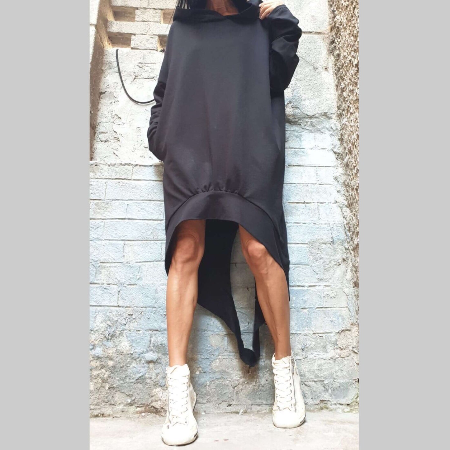 Extravagant Hooded Tunic - Handmade clothing from AngelBySilvia - Top Designer Brands