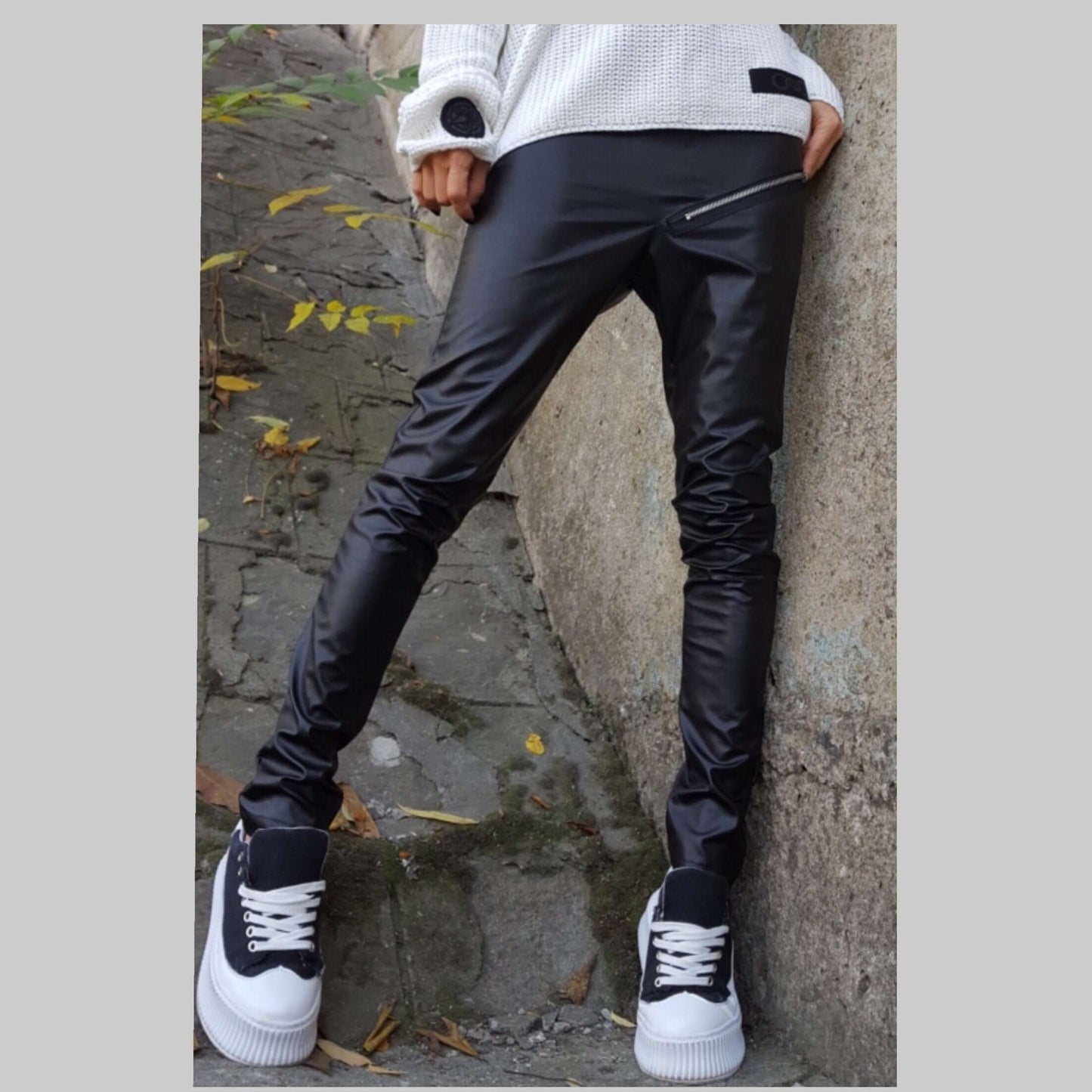 Extravagant Eco Leather Pants - Handmade clothing from AngelBySilvia - Top Designer Brands
