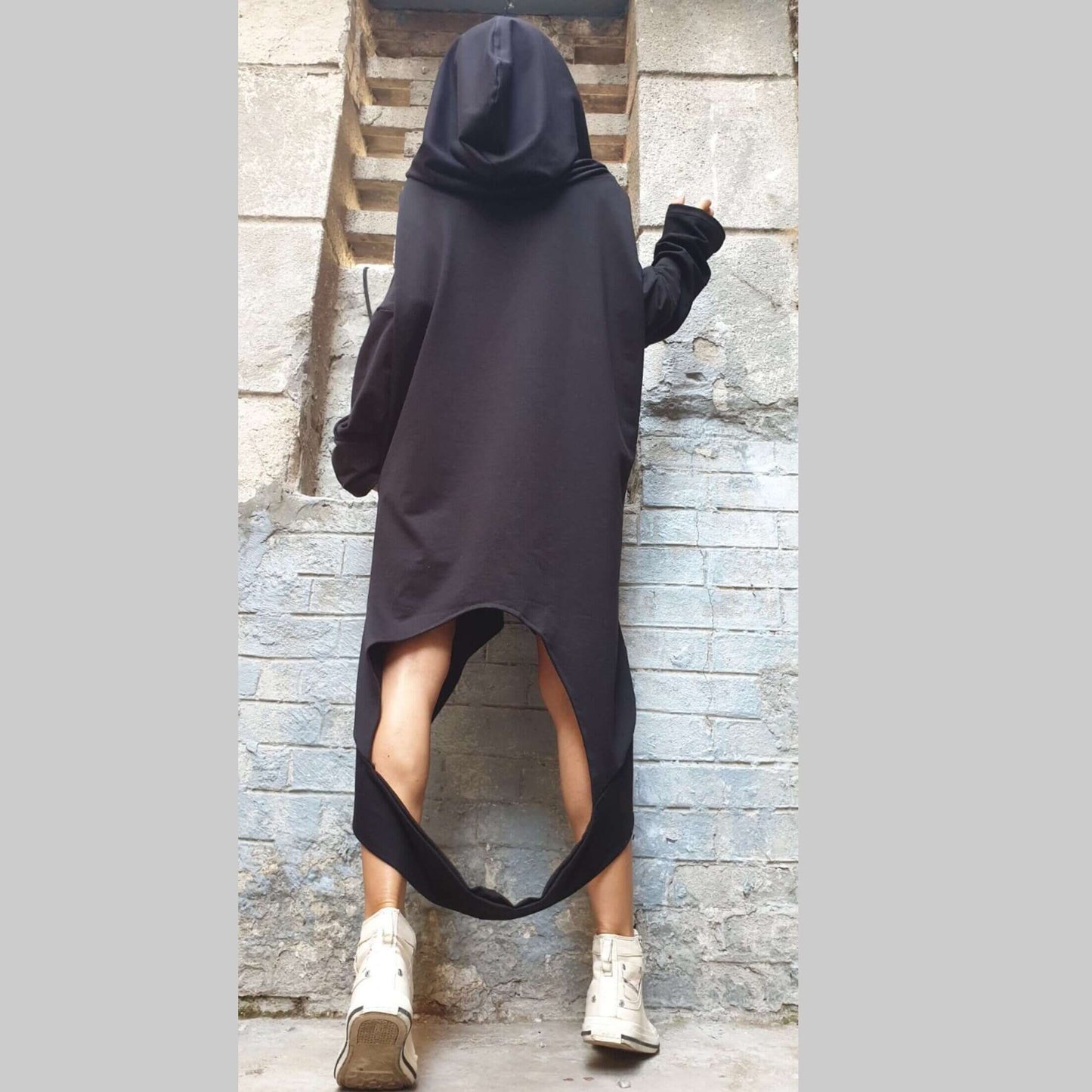 Extravagant Hooded Tunic - Handmade clothing from AngelBySilvia - Top Designer Brands