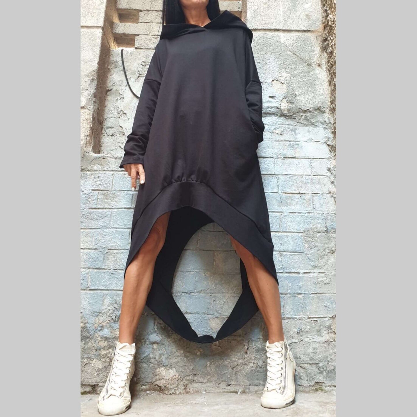 Extravagant Hooded Tunic - Handmade clothing from AngelBySilvia - Top Designer Brands
