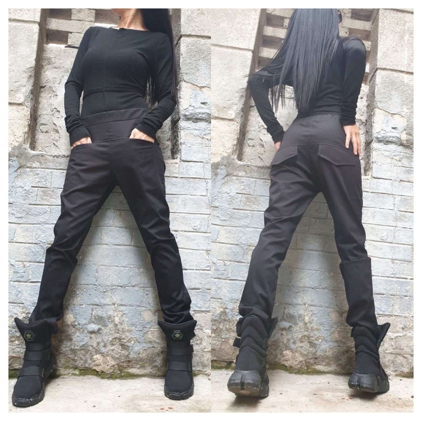Cotton Women Trousers - Handmade clothing from AngelBySilvia - Top Designer Brands