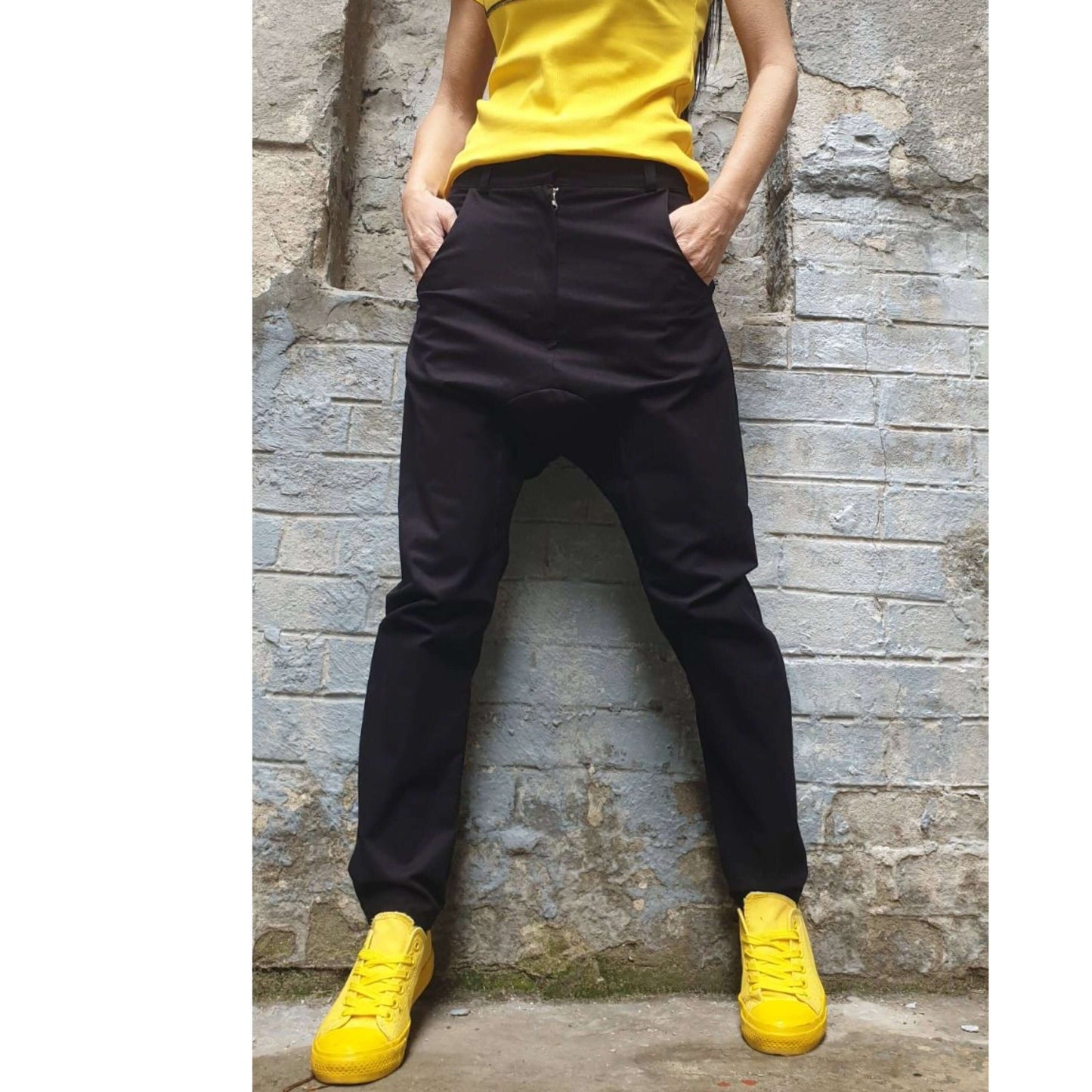 Extravagant Long Woman Trousers - Handmade clothing from AngelBySilvia - Top Designer Brands