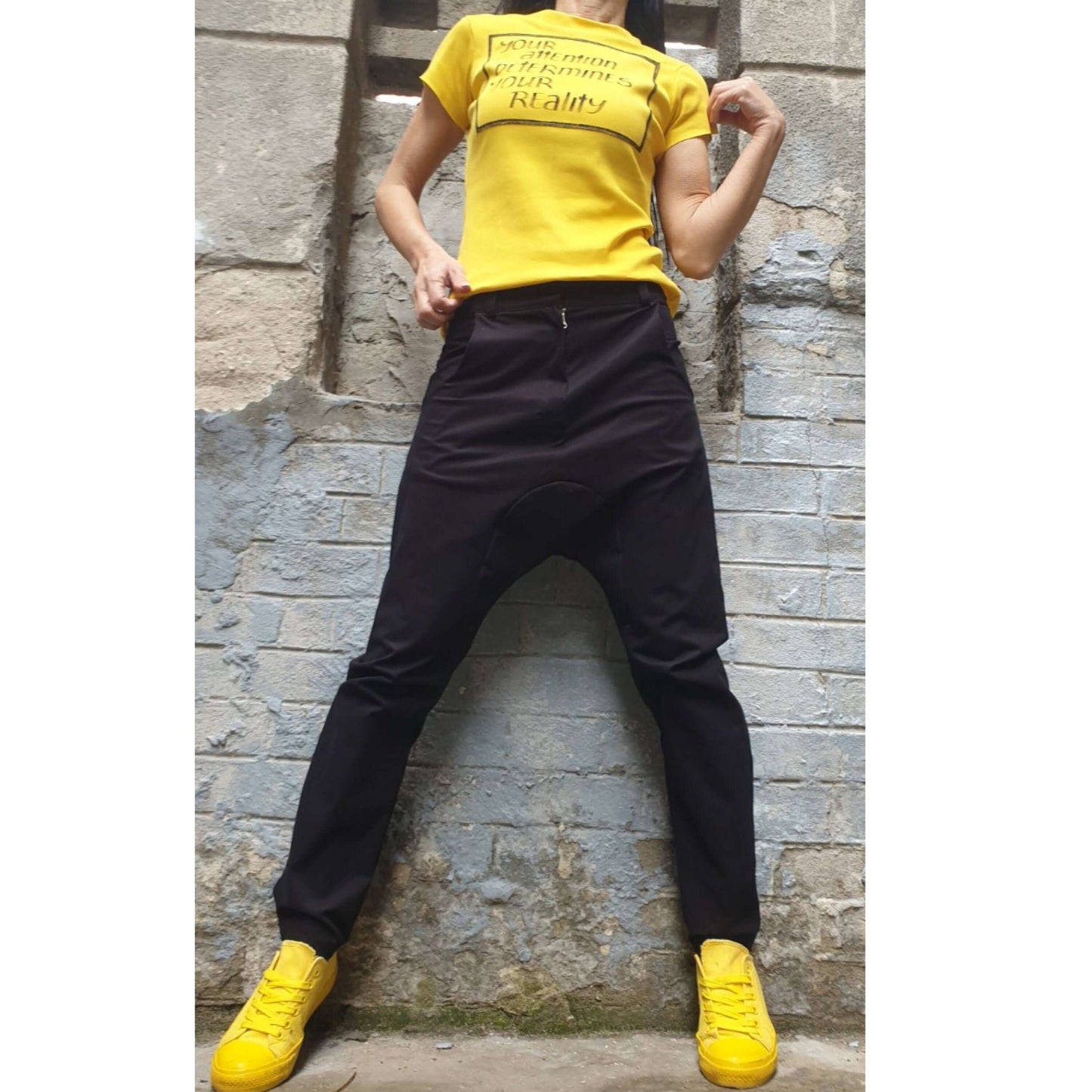 Extravagant Long Woman Trousers - Handmade clothing from AngelBySilvia - Top Designer Brands