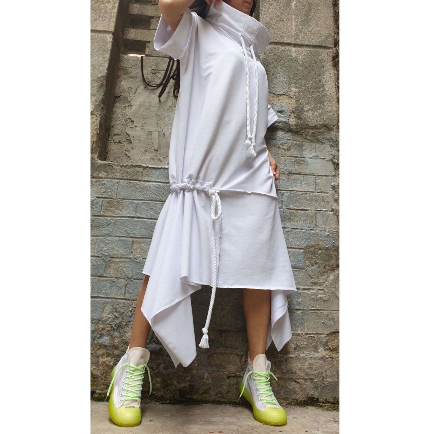 Everyday White Tunic - Handmade clothing from AngelBySilvia - Top Designer Brands