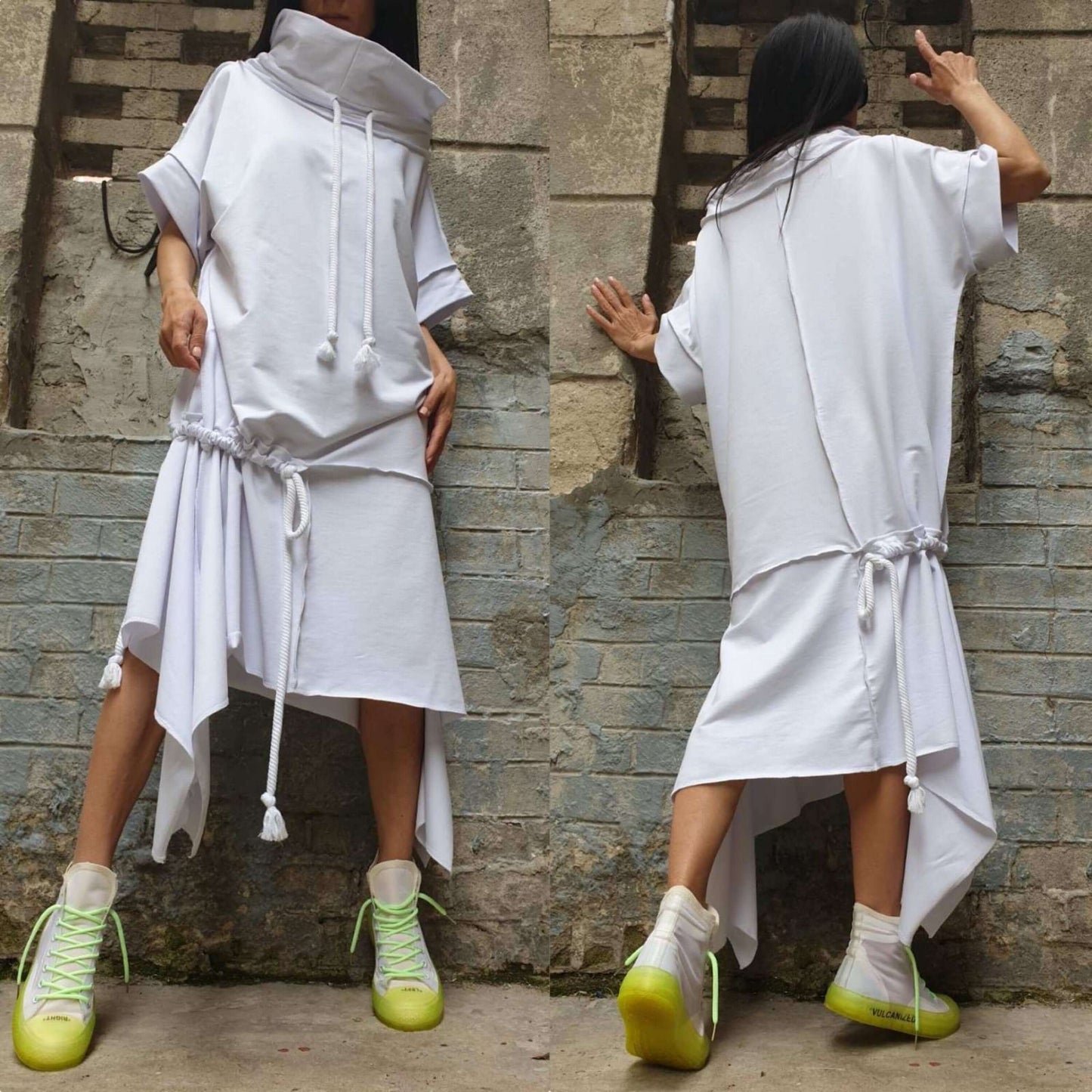 Everyday White Tunic - Handmade clothing from AngelBySilvia - Top Designer Brands