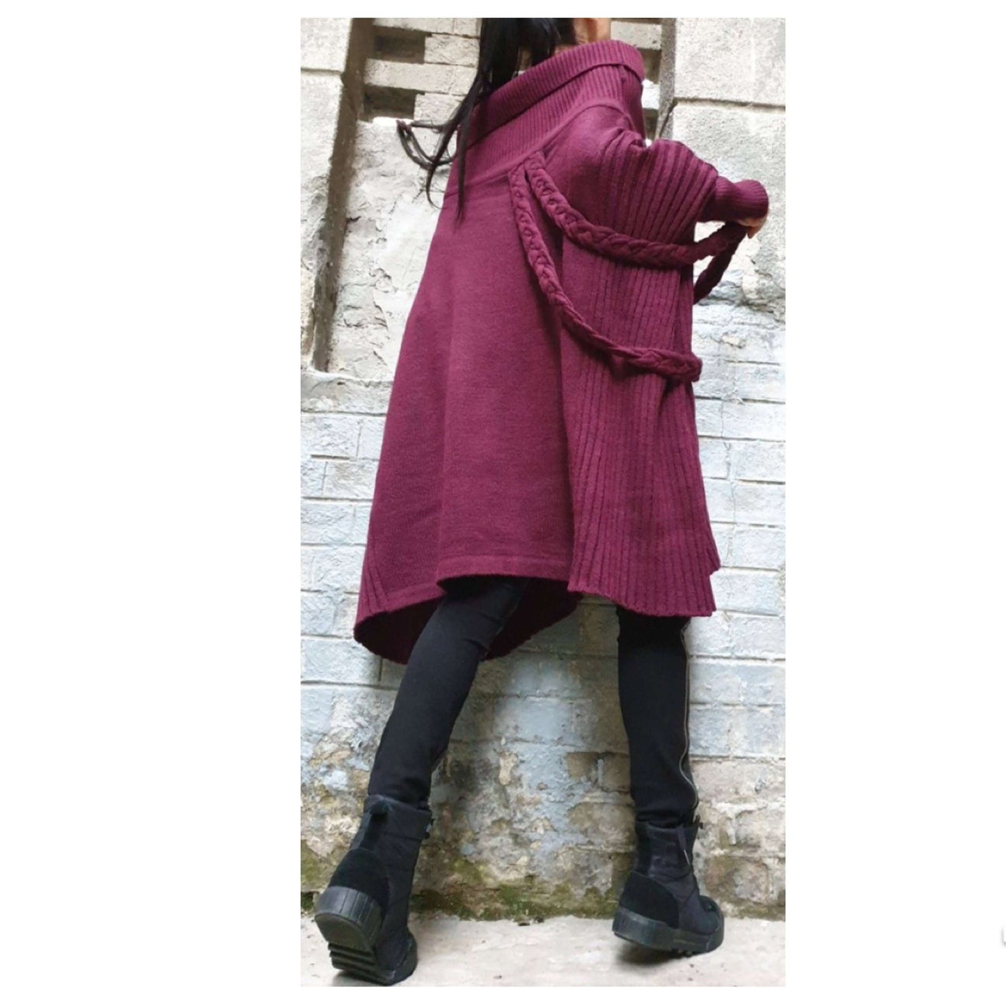 Casual Wool Sweater - Handmade clothing from AngelBySilvia - Top Designer Brands