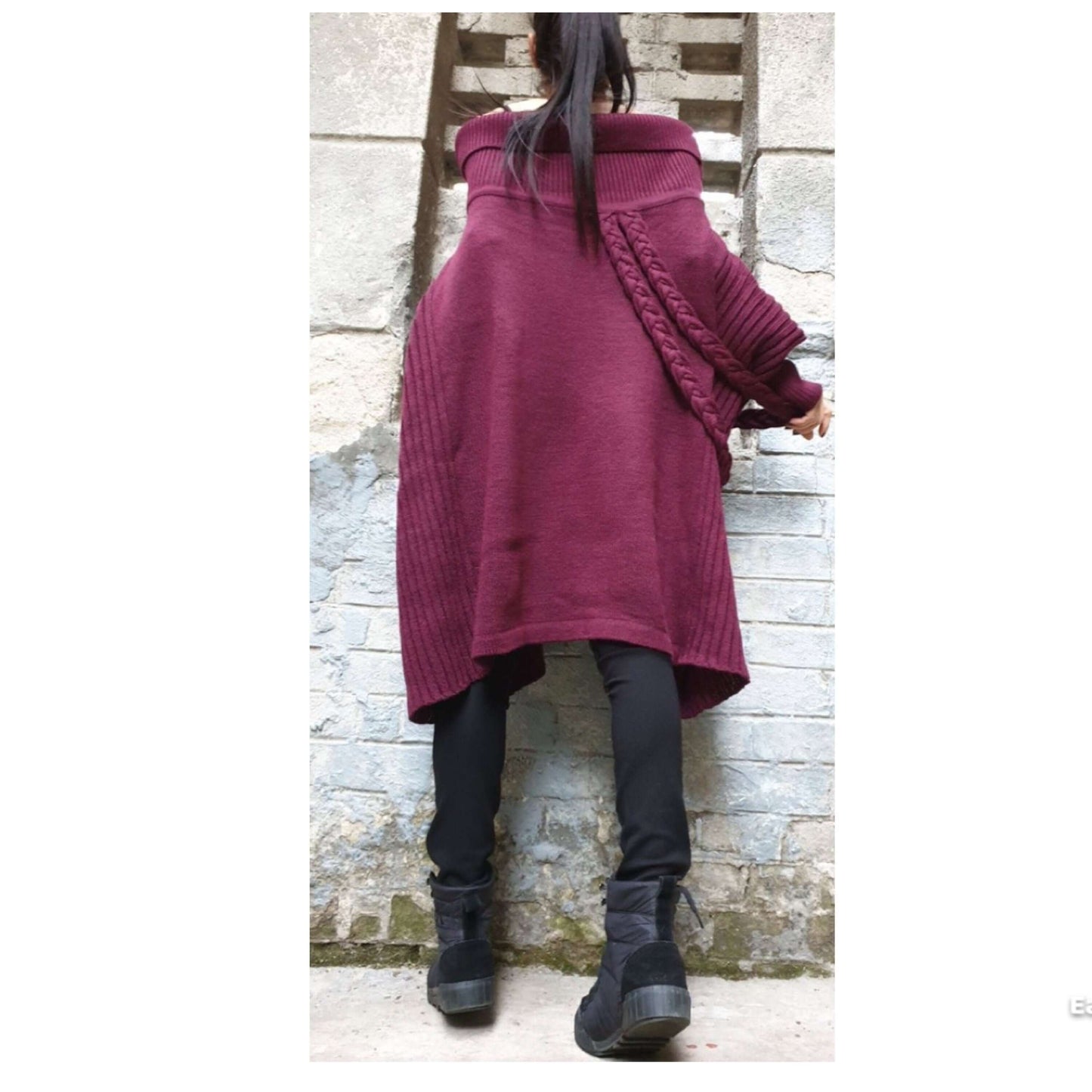 Casual Wool Sweater - Handmade clothing from AngelBySilvia - Top Designer Brands