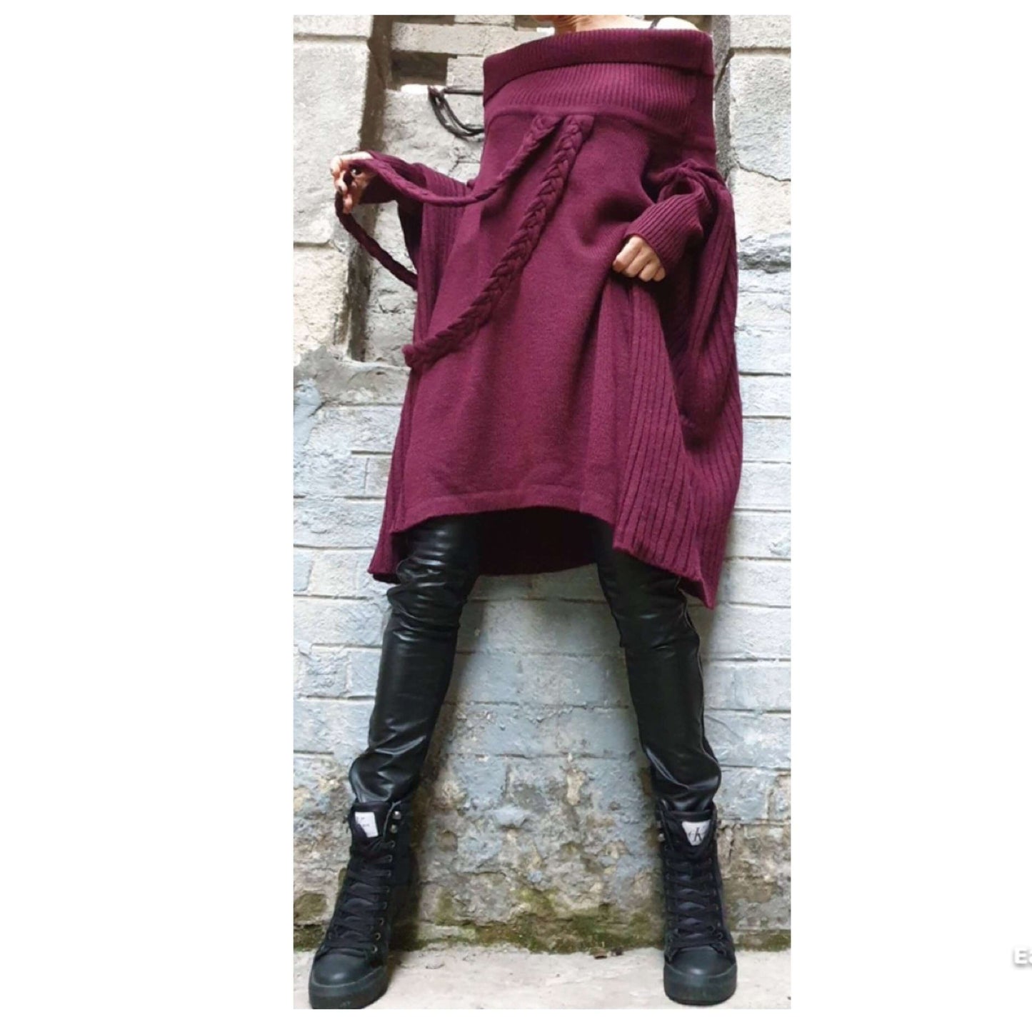 Casual Wool Sweater - Handmade clothing from AngelBySilvia - Top Designer Brands