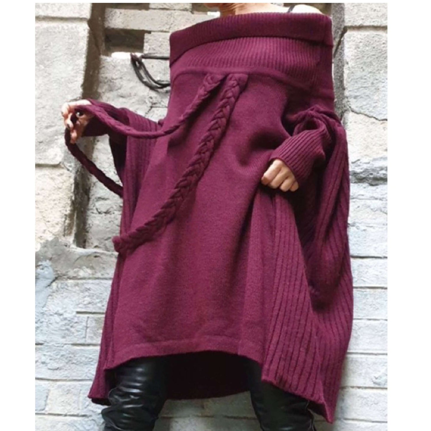 Casual Wool Sweater - Handmade clothing from AngelBySilvia - Top Designer Brands