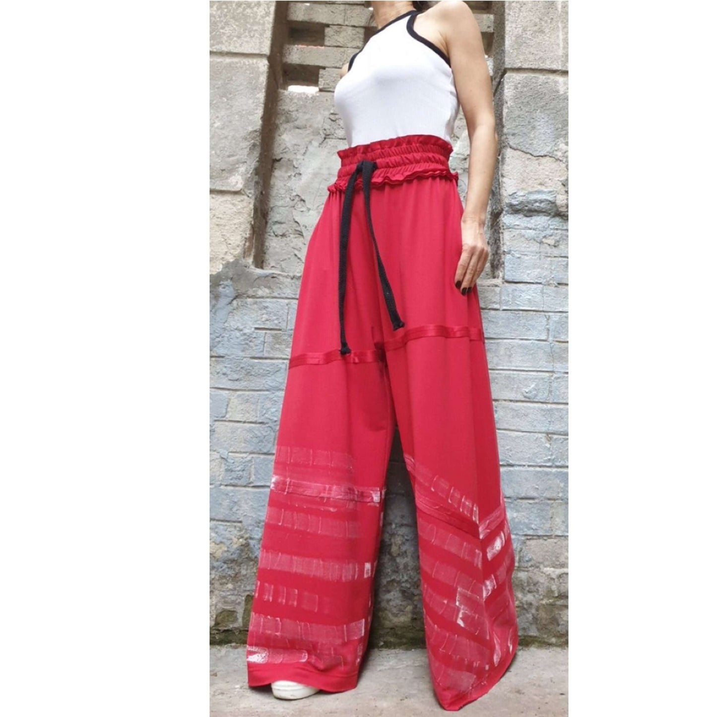 Casual Comfortable Trousers - Handmade clothing from AngelBySilvia - Top Designer Brands