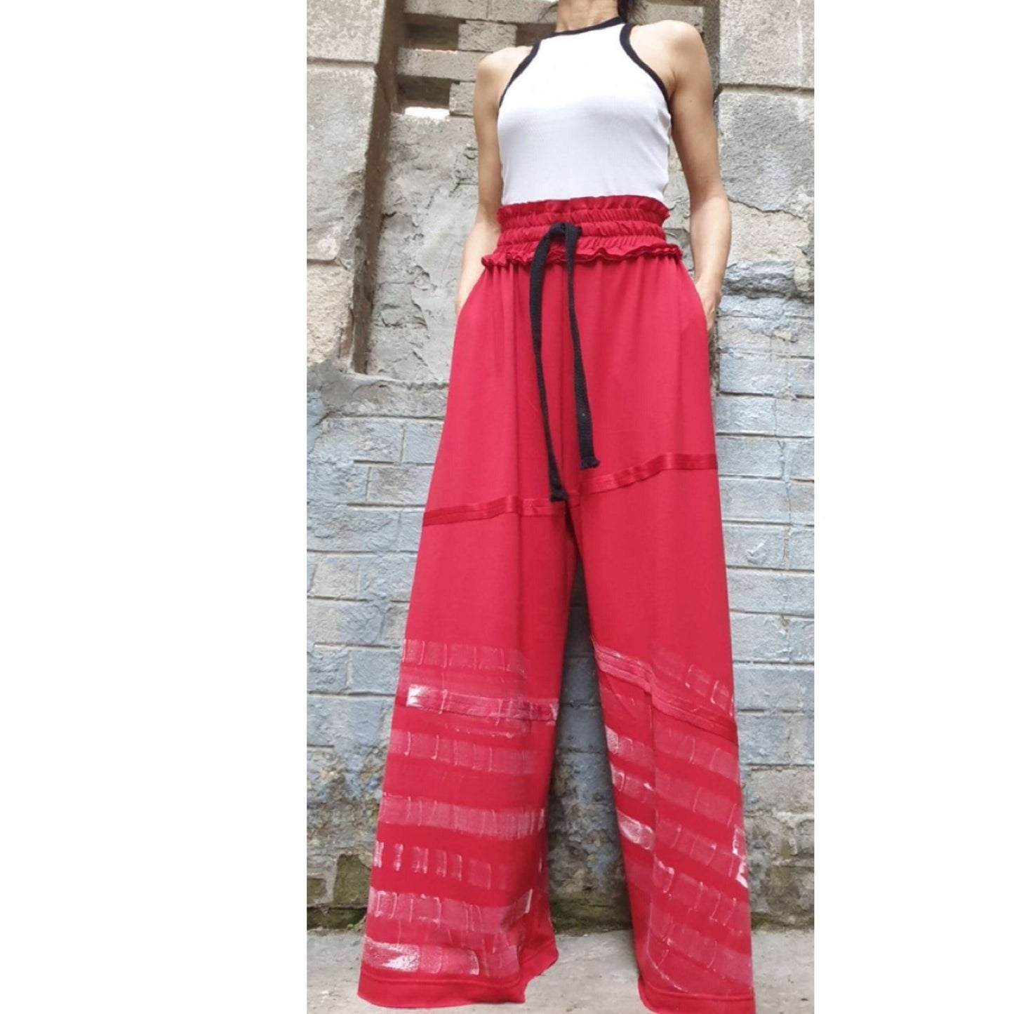 Casual Comfortable Trousers - Handmade clothing from AngelBySilvia - Top Designer Brands