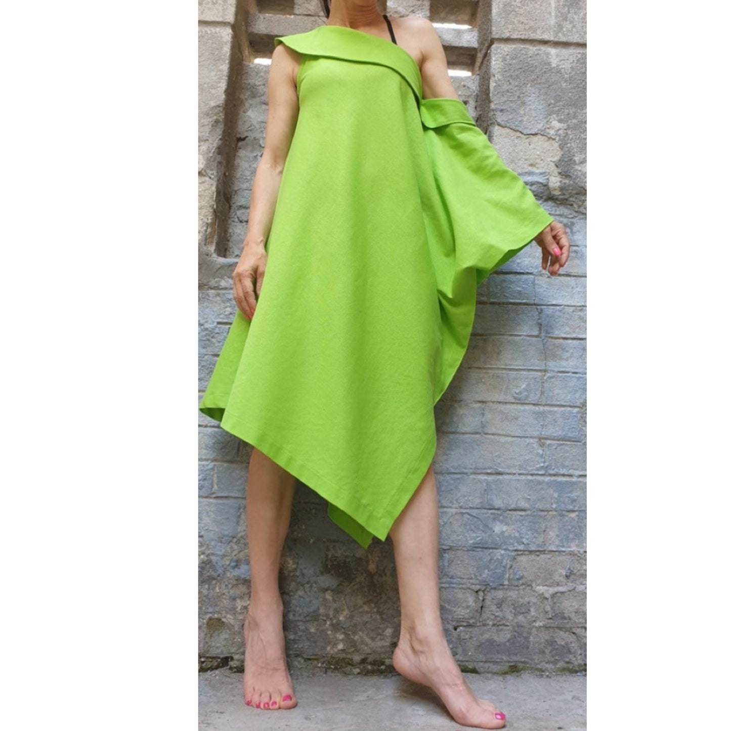 New Collection Asymmetric Dress - Handmade clothing from AngelBySilvia - Top Designer Brands