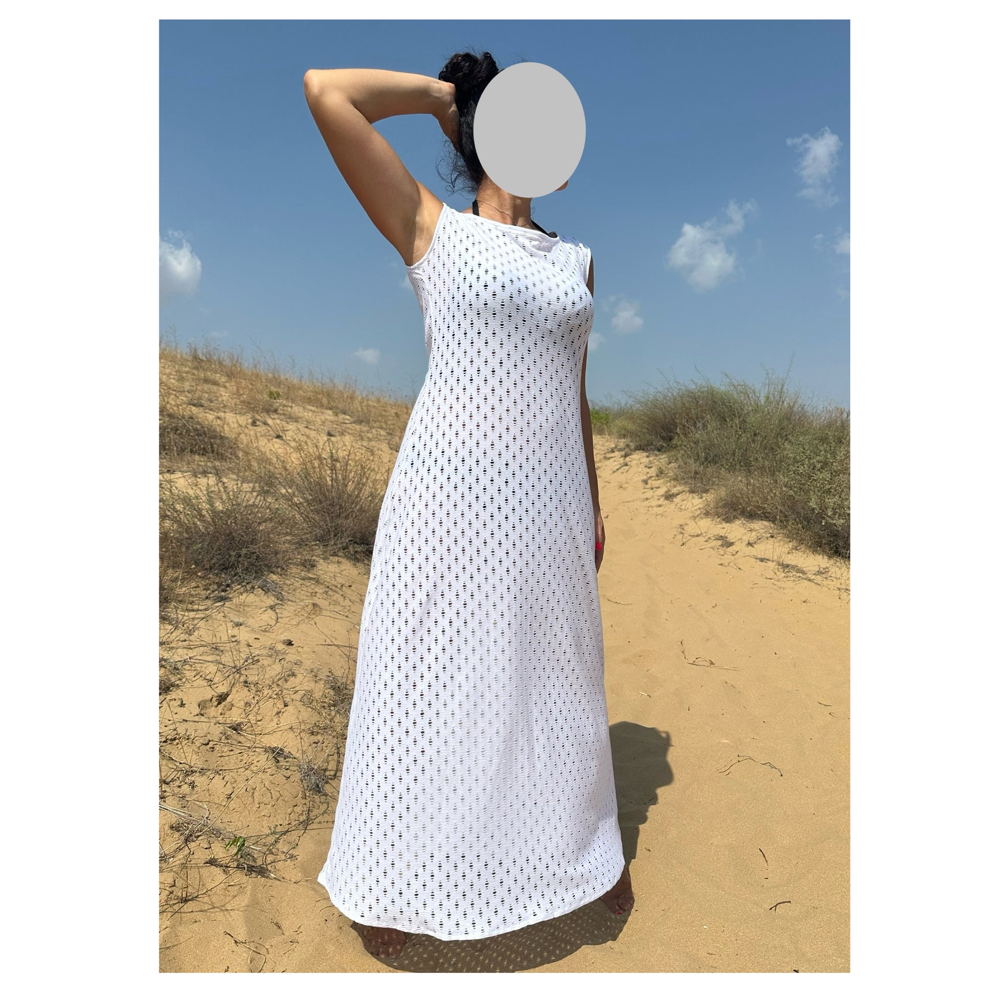 White Beach Dress - Handmade clothing from Angel By Silvia - Top Designer Brands 