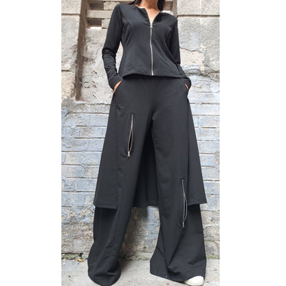 New Outwear Black Woman Set - Handmade clothing from AngelBySilvia - Top Designer Brands 