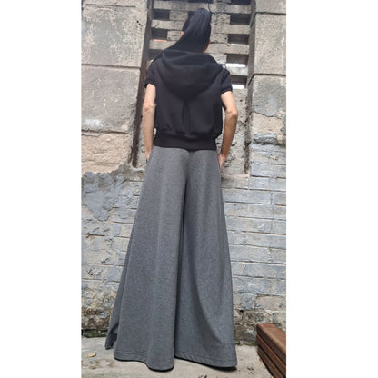 High Waist Palazzo Pants Skirt - Handmade clothing from Angel By Silvia - Top Designer Brands 