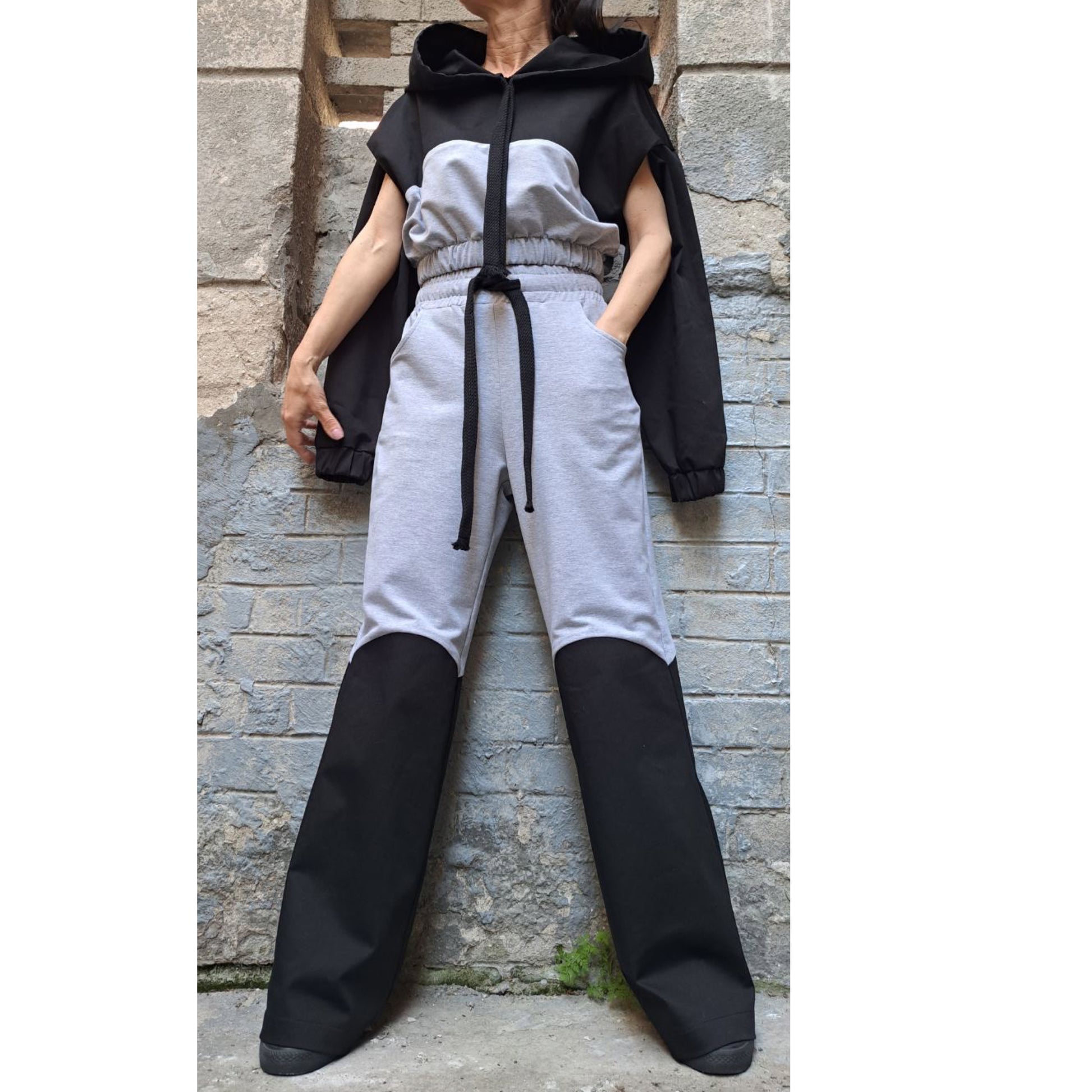 Street High Waist Pants - Handmade clothing from Angel By Silvia - Top Designer Brands 