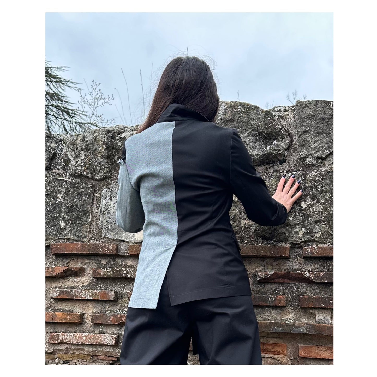 Extravagant Denim Cotton Blazer - Handmade clothing from AngelBySilvia - Top Designer Brands 