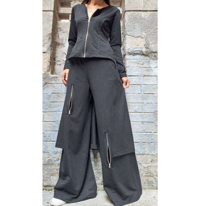 New Outwear Black Woman Set - Handmade clothing from AngelBySilvia - Top Designer Brands 