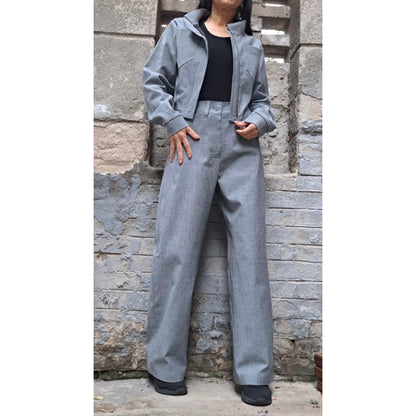 Daywear Denim Pants Blazer Set - Handmade clothing from Angel By Silvia - Top Designer Brands 