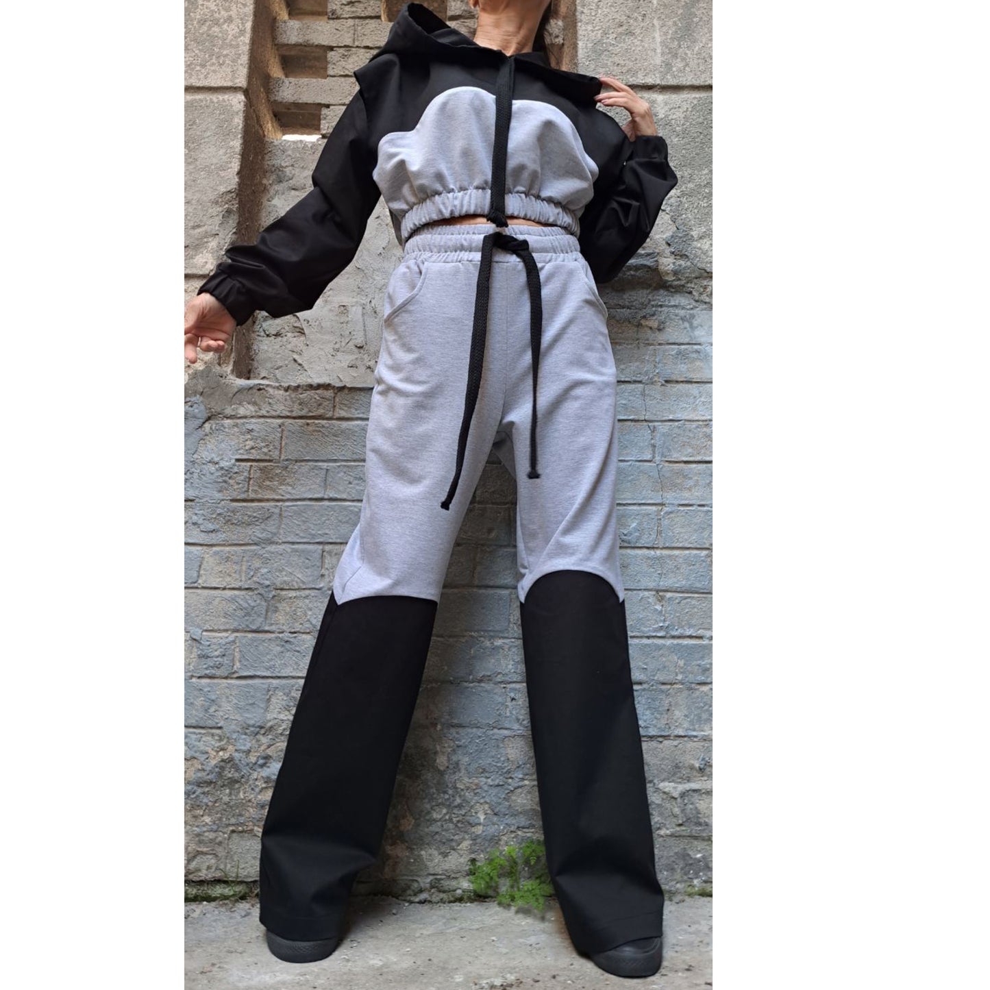 Street High Waist Pants - Handmade clothing from Angel By Silvia - Top Designer Brands 