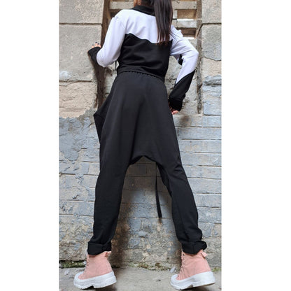 Daywear Black White Outwear Woman Outfit - Handmade clothing from AngelBySilvia - Top Designer Brands 