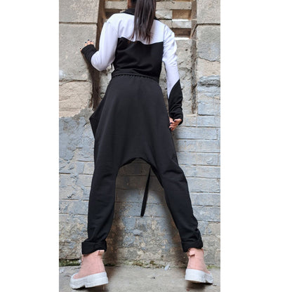 Daywear Black White Outwear Woman Outfit - Handmade clothing from AngelBySilvia - Top Designer Brands 