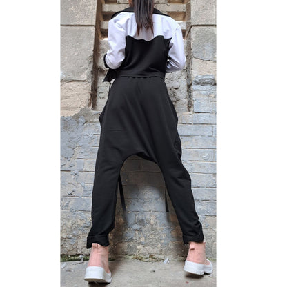 Daywear Black White Outwear Woman Outfit - Handmade clothing from AngelBySilvia - Top Designer Brands 