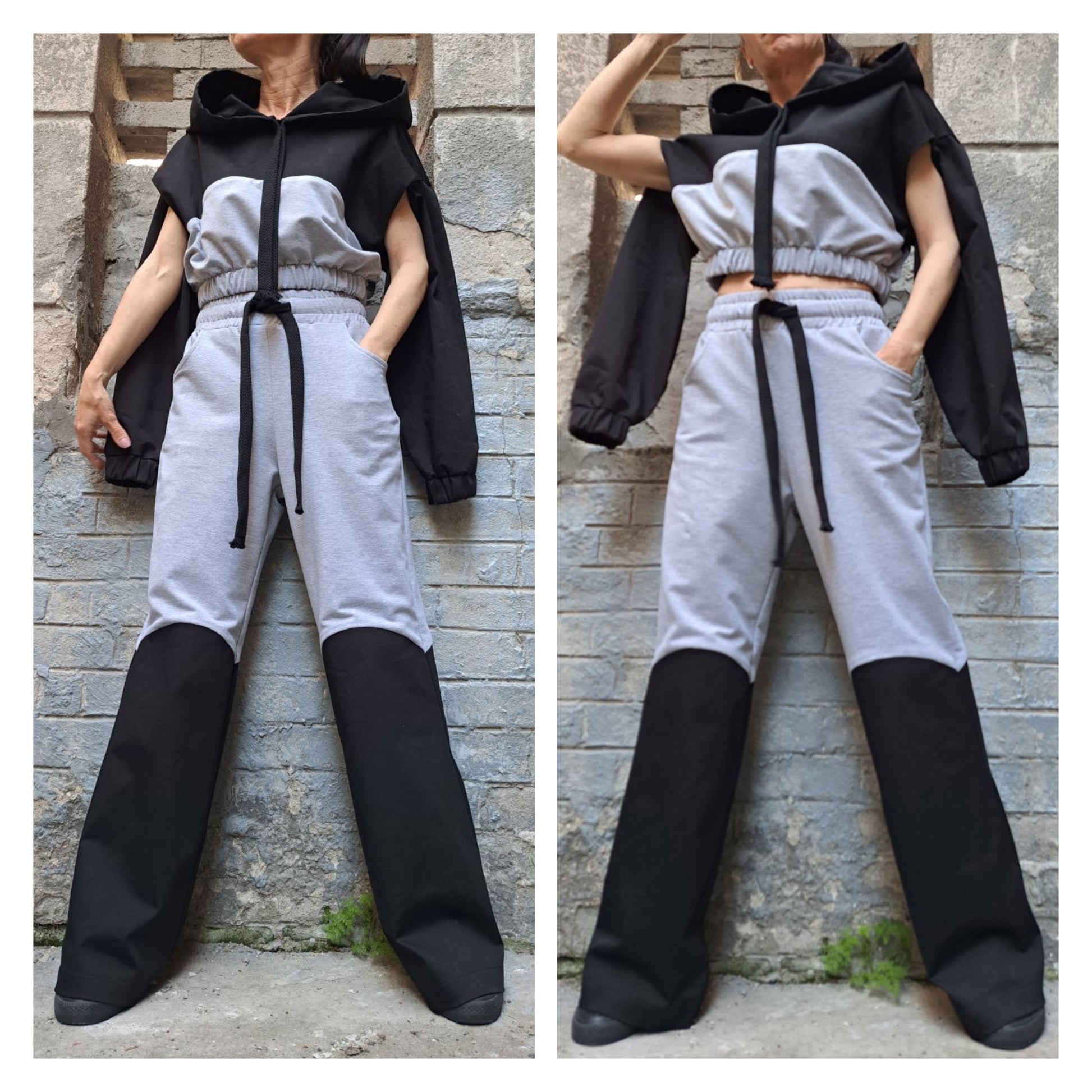 New Daywear Top Pants Outfit - Handmade clothing from Angel By Silvia - Top Designer Brands 