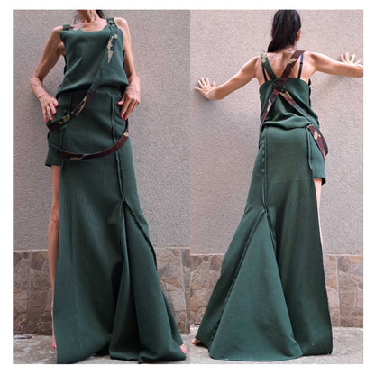 New Green Extravagant Set - Handmade clothing from Angel By Silvia - Top Designer Brands 