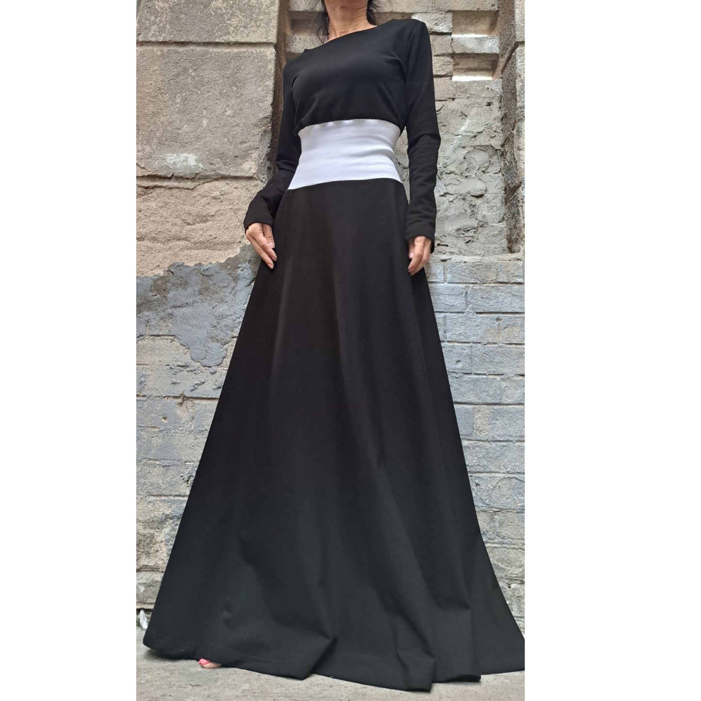 Daywear long dress - Handmade clothing from Angel By Silvia - Top Designer Brands 