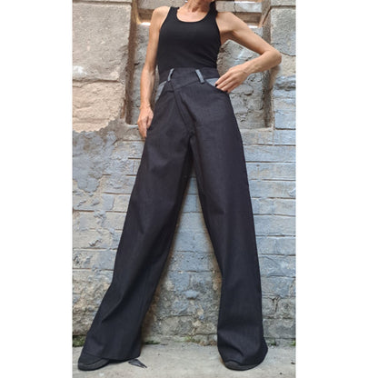 New High Waist Jeans - Handmade clothing from Angel By Silvia - Top Designer Brands 