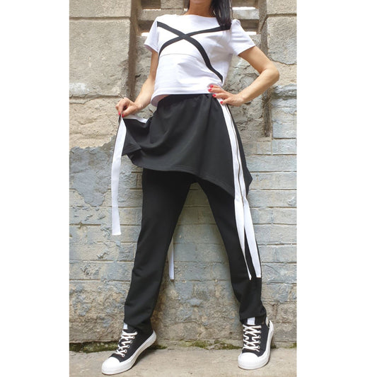 New Asymmetric Pants - Handmade clothing from AngelBySilvia - Top Designer Brands 