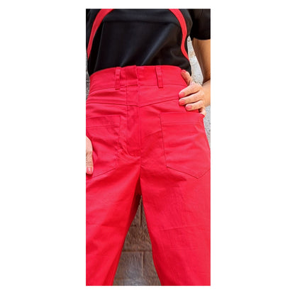 New Extravagant Red Pants - Handmade clothing from AngelBySilvia - Top Designer Brands 