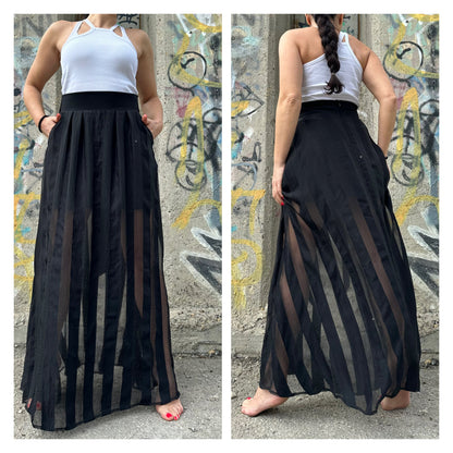 New Long Black Skirt - Handmade clothing from AngelBySilvia - Top Designer Brands 