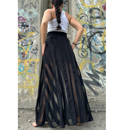 New Long Black Skirt - Handmade clothing from AngelBySilvia - Top Designer Brands 