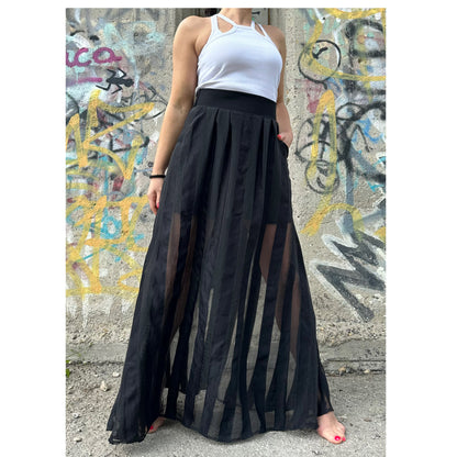 New Long Black Skirt - Handmade clothing from AngelBySilvia - Top Designer Brands 