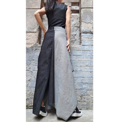 New Avantgarde Denim Dress - Handmade clothing from AngelBySilvia - Top Designer Brands 