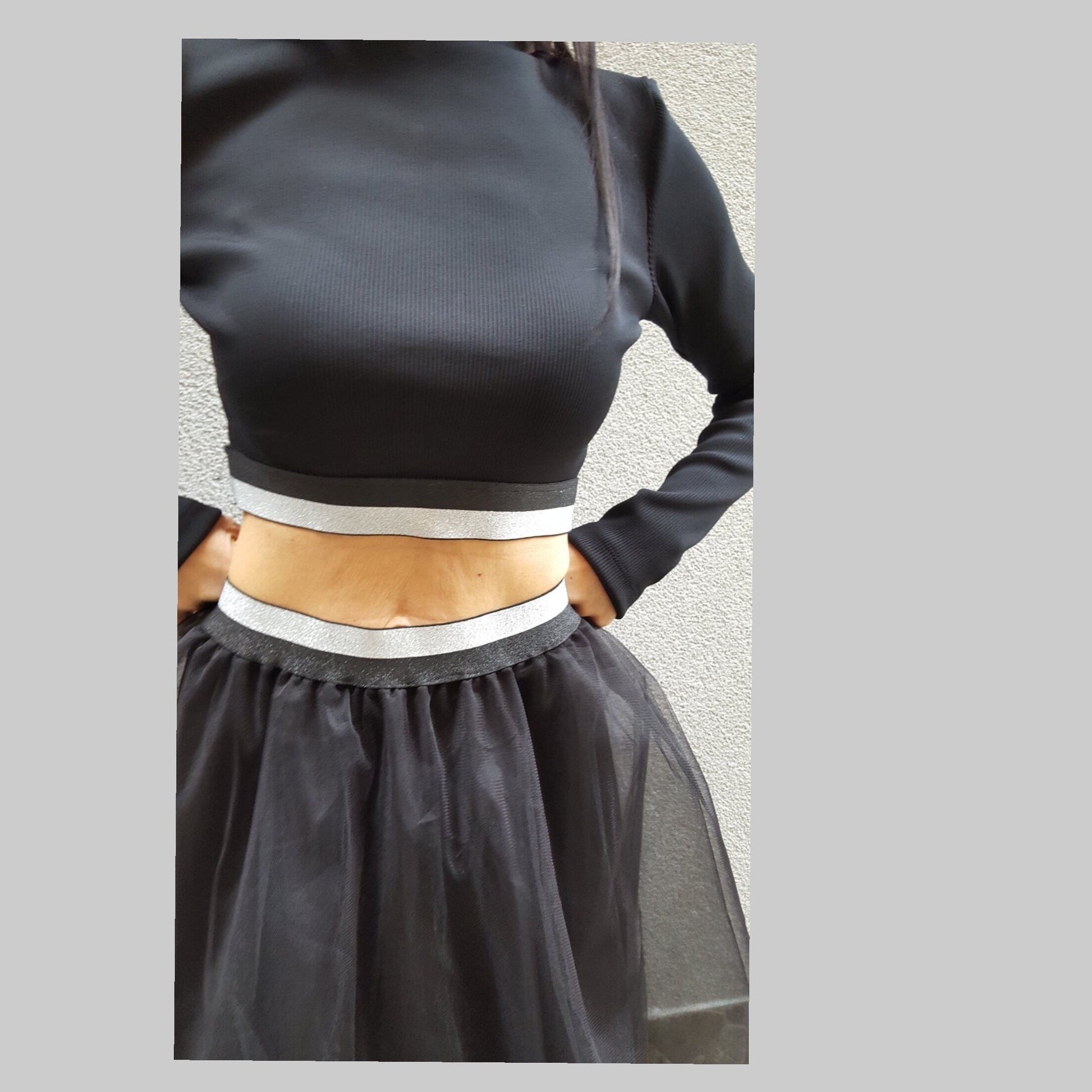ROYAL Black Skirt - Handmade clothing from AngelBySilvia - Top Designer Brands 