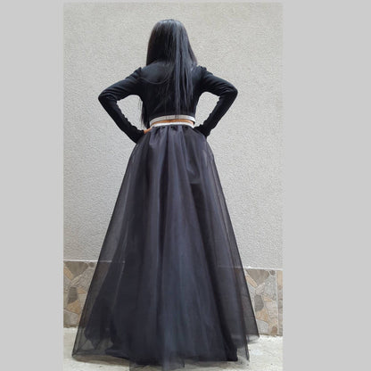 ROYAL Black Skirt - Handmade clothing from AngelBySilvia - Top Designer Brands 