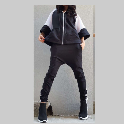 Black White Loose Set - Handmade clothing from AngelBySilvia - Top Designer Brands 
