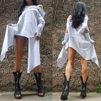 Everyday Long Short Tunic - Handmade clothing from AngelBySilvia - Top Designer Brands 