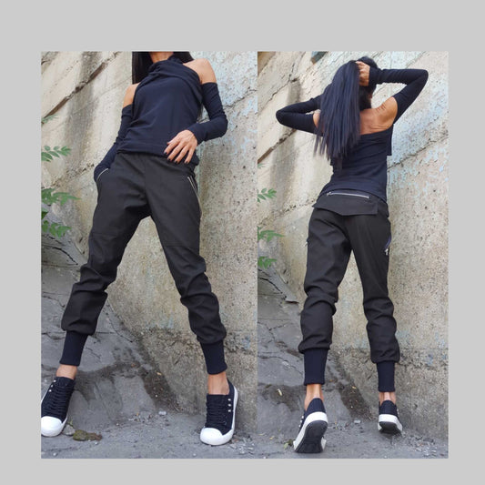 Pants With Zipper On The Back - Handmade clothing from AngelBySilvia - Top Designer Brands 