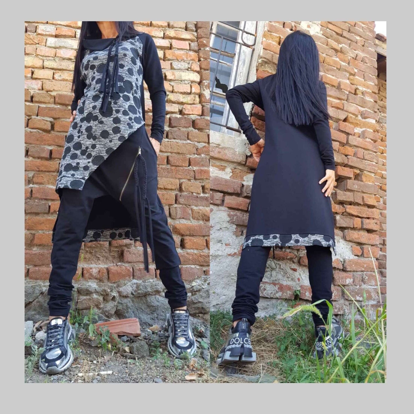 Extravagant Women Maxi Tracksuit - Handmade clothing from AngelBySilvia - Top Designer Brands 